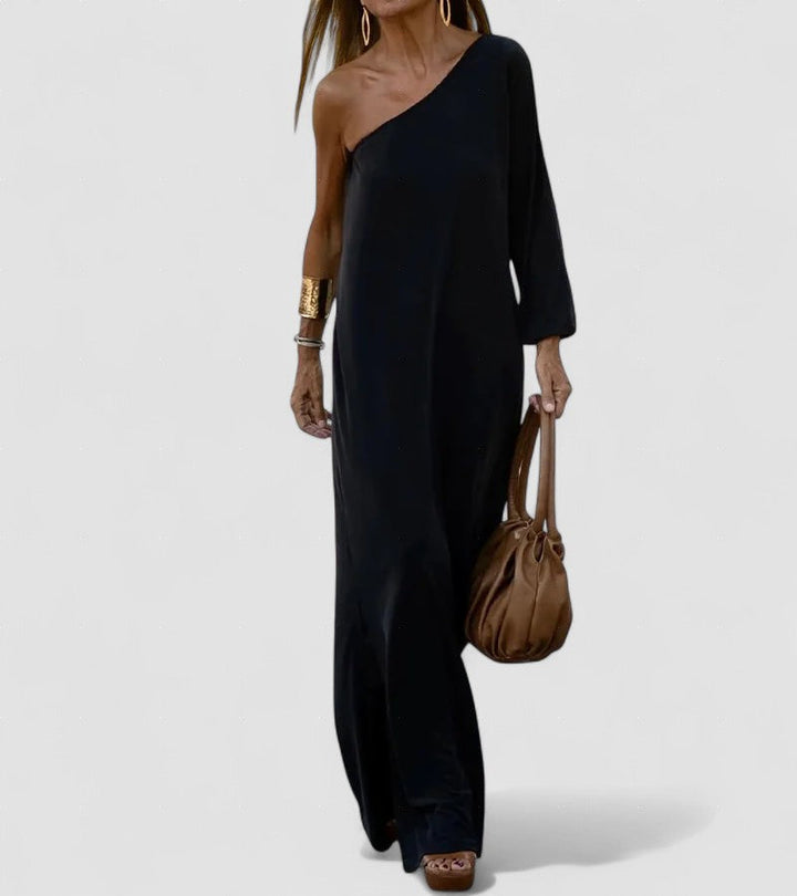 Enya – Rochie de Damă Elegantă Asimetrică cu un Umăr