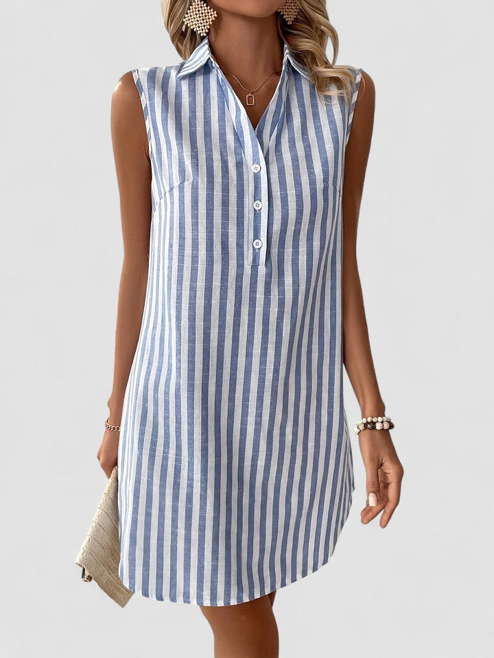 Aureliana - Rochie Camasa Cu Dungi