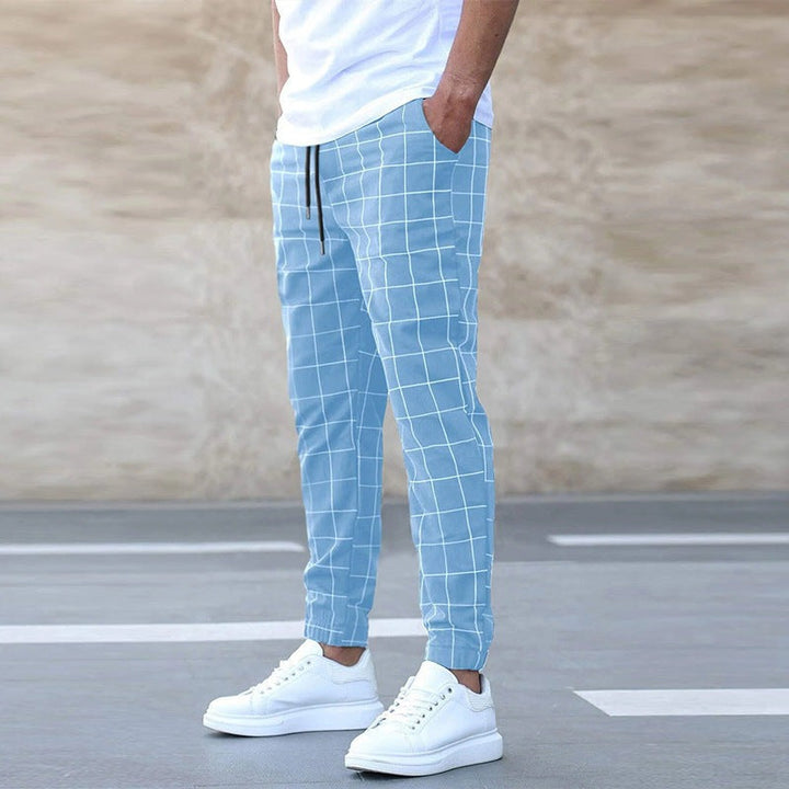 Shane | Pantaloni Jogger Eleganți cu Carouri