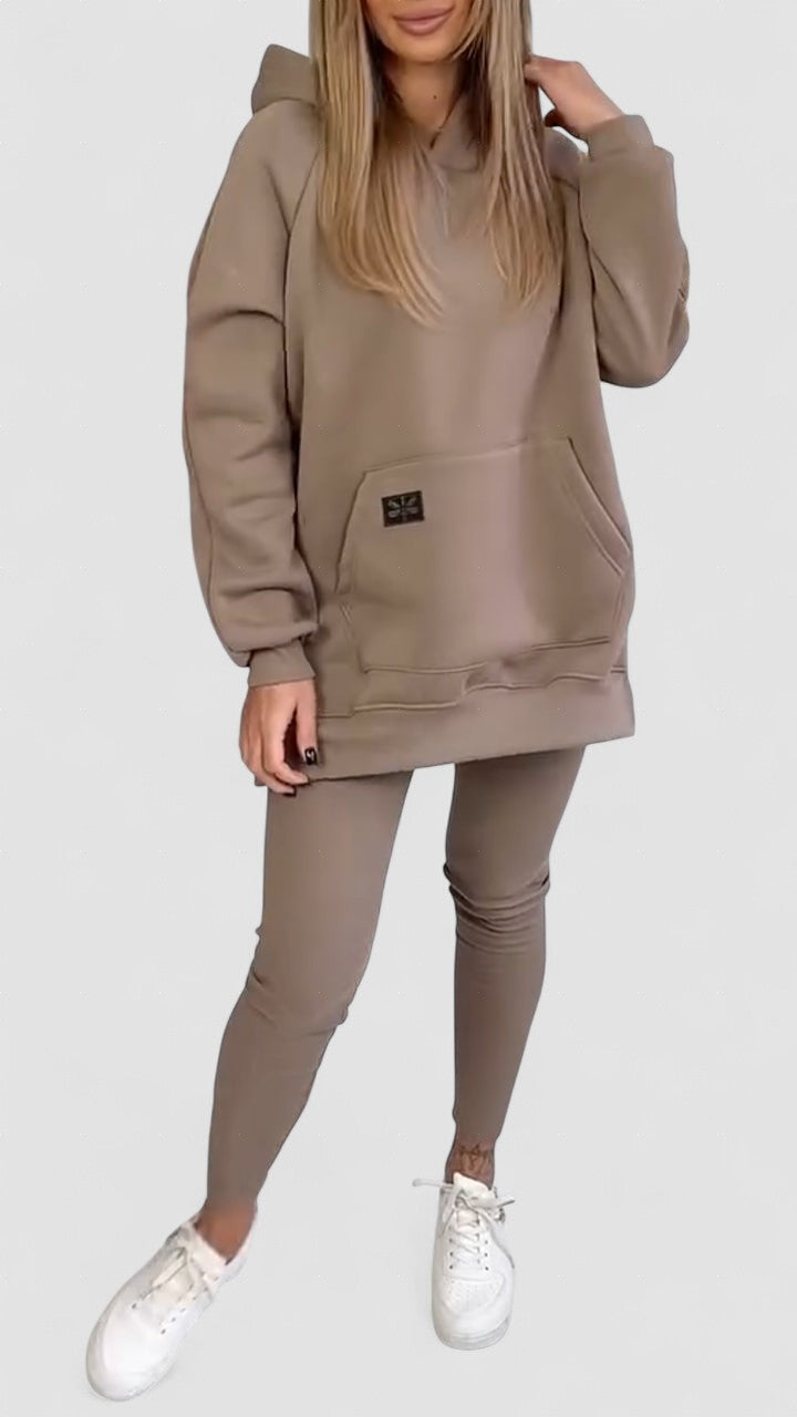 Nerina | Set Hanorac Casual și Leggings