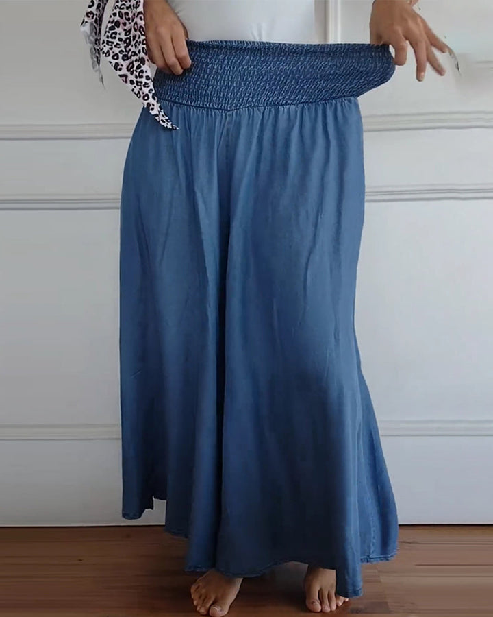 EMILIA – PANTALONI LARGI CONFORTABILI