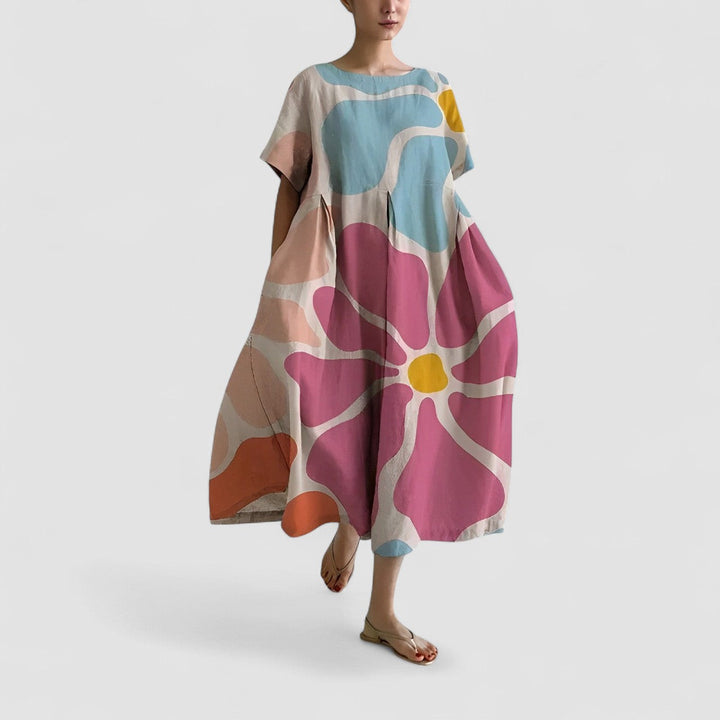 Flaurien – Rochie de vară damă, croială ajustată, material ușor și respirabil