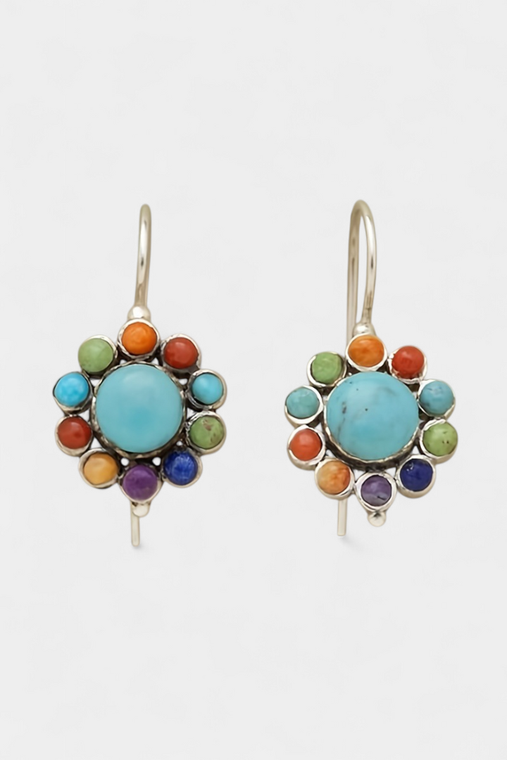 Anca – Cercei rotunzi multicolori