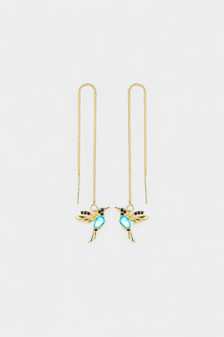 Anca – Cercei lungi cu motiv pasăre