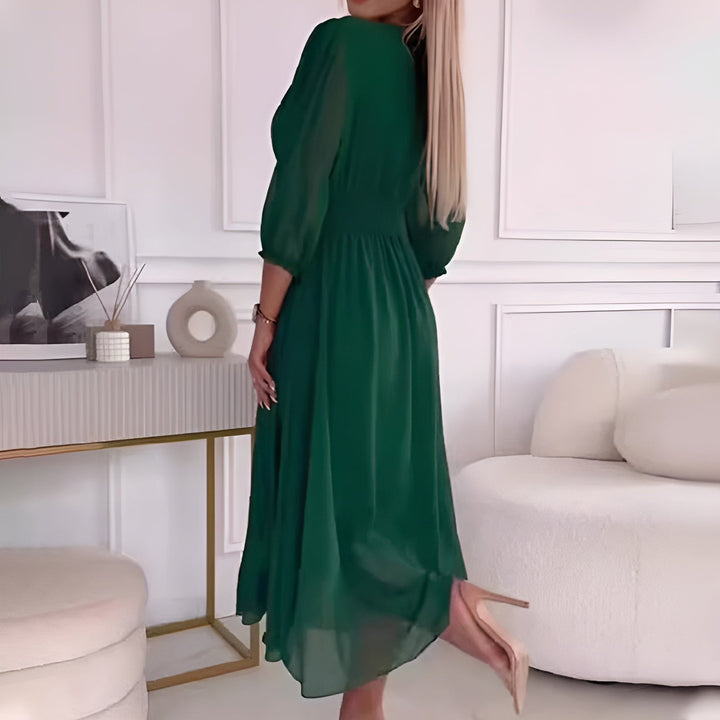 Mathilda – Rochie de Damă Ușoară din Chiffon Mătăsos Elegantă