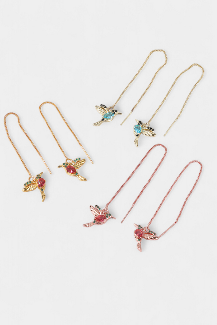 Anca – Cercei lungi cu motiv pasăre