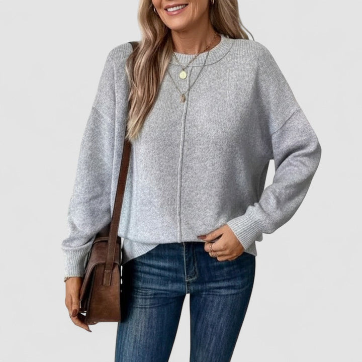 CHRISTY | Pulover casual moale din tricot