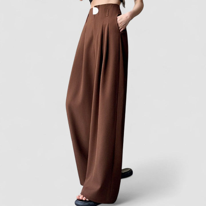 TAHLIA – PANTALONI VERSATILI CU TALIE ÎNALTĂ PENTRU FEMEI