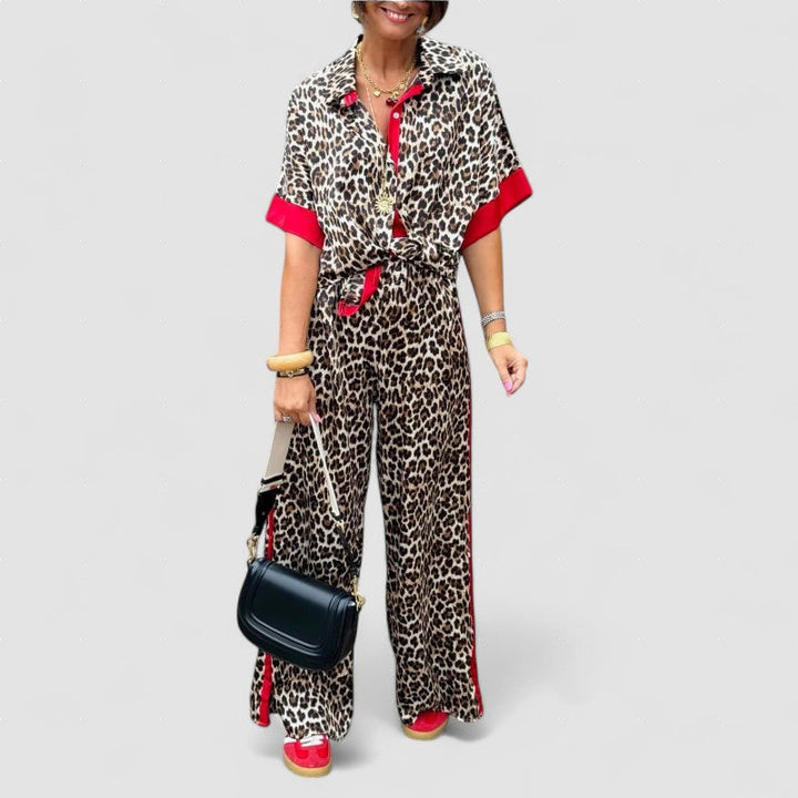 COLLINS – SET DE ÎMBRĂCĂMINTE LUXOASĂ CU PANTERĂ