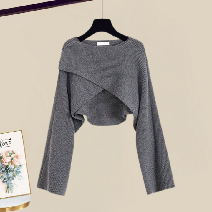 Clarissa - Set Rochie și Cardigan