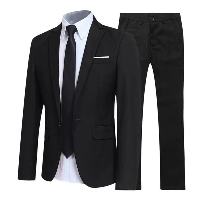 Costum formal din două piese pentru bărbați, pentru nunți | Croială slim fit