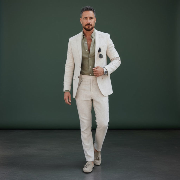 Herren 2-teiliger Hochzeitsgast Anzug | Blazer und Hose Fato de dois peças para homens, para convidados de casamento | Casaco e calças