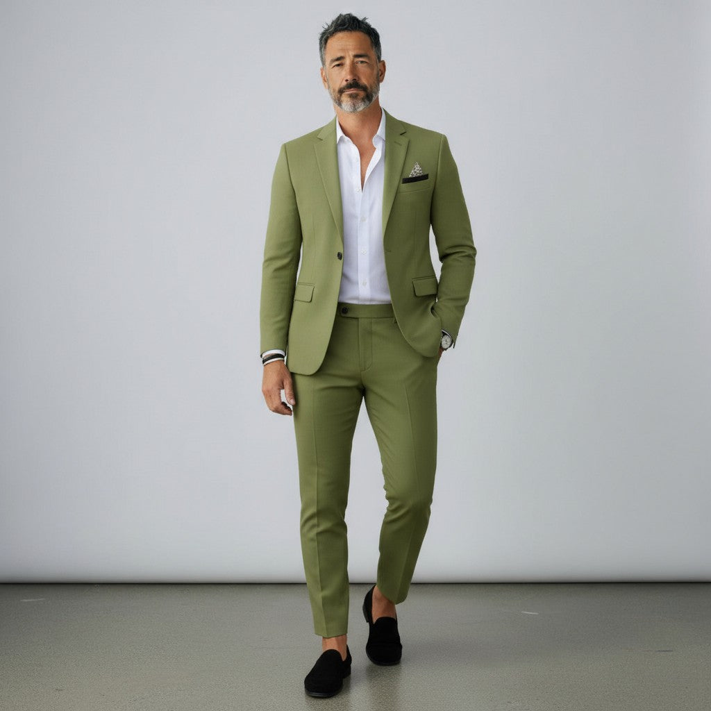 Herren 2-teiliger Hochzeitsgast Anzug | Blazer und Hose Fato de dois peças para homens, para convidados de casamento | Casaco e calças
